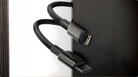 Kabel Baseus USB typ C - Apple Lightning 1 m czarny