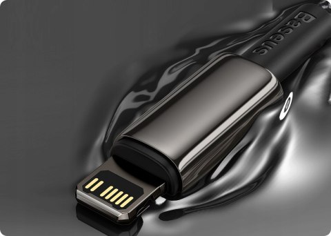 Kabel Baseus USB typ C - Apple Lightning 1 m czarny