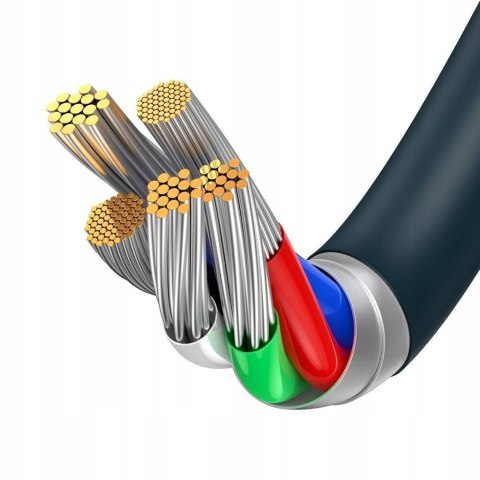 Kabel Baseus USB typ C - Apple Lightning 1 m niebieski