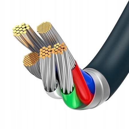 Kabel Baseus USB typ C - Apple Lightning 1 m niebieski