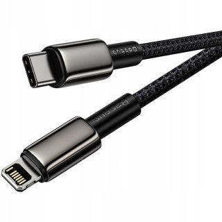 Kabel Baseus USB typ C - Apple Lightning 2 m czarny