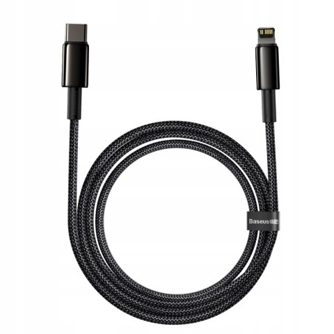 Kabel Baseus USB typ C - Apple Lightning 2 m czarny