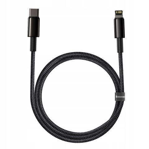 Kabel Baseus USB typ C - Apple Lightning 2 m czarny