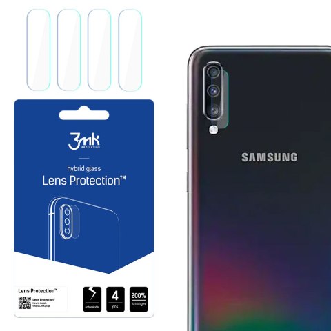 Szkło hybrydowe 3mk Protection do Samsung Galaxy A70/A70s 4 szt.