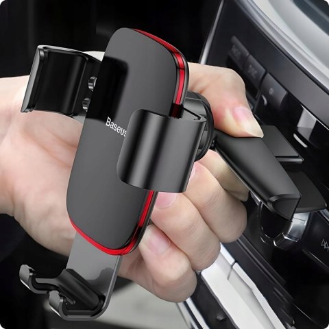 UCHWYT BASEUS METAL AGE GRAWITACYJNY DO SLOTU CD BLACK