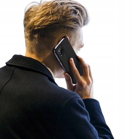 Etui Portfel Black+ szkło do Samsung Galaxy A42 5G