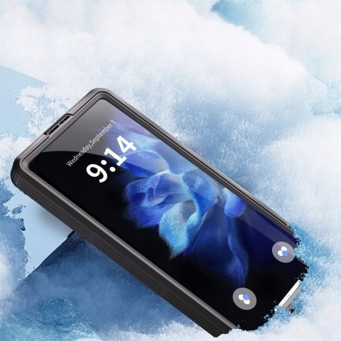 Etui wodoodporne MagSafe czarne do Samsung Galaxy S25 Ultra IP68