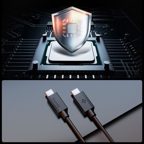 SPIGEN EB6020CC ESSENTIAL TYPE-C CABLE 60W 200CM BLACK