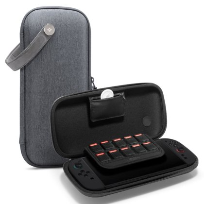 SPIGEN KLASDEN POUCH NINTENDO SWITCH 2 CHARCOAL GREY