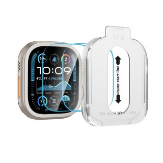 SZKŁO HARTOWANE TECH-PROTECT EASY SET+ 2-PACK APPLE WATCH ULTRA 1 / 2 (49 MM) CLEAR