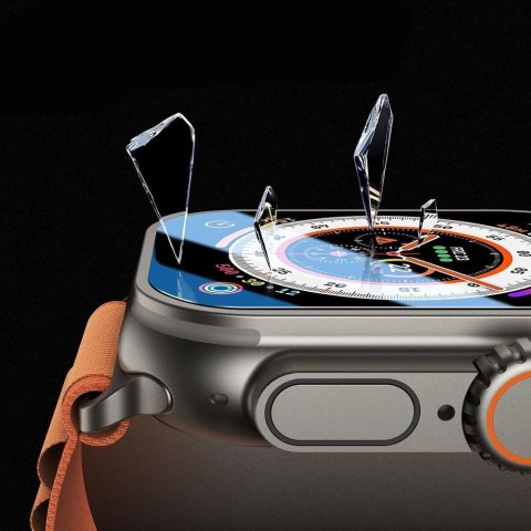 SZKŁO HARTOWANE TECH-PROTECT EASY SET+ 2-PACK APPLE WATCH ULTRA 1 / 2 (49 MM) CLEAR