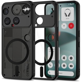 TECH-PROTECT MAGMAT MAGSAFE NOTHING PHONE 3 BLACK/CLEAR