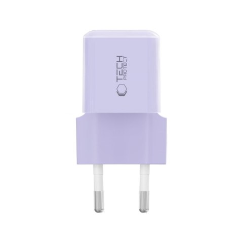 TECH-PROTECT NCM25 1-PORT NETWORK CHARGER PD 25W BABY PURPLE