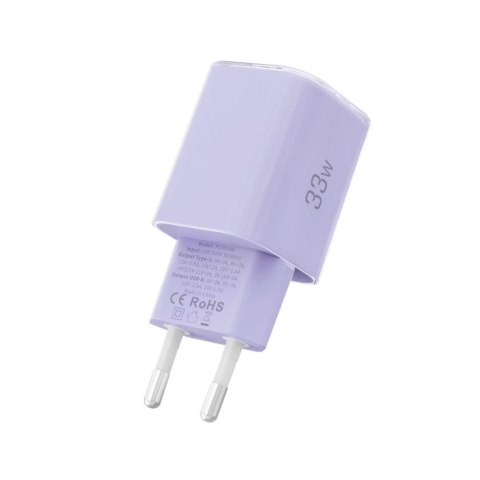 TECH-PROTECT NCM33 2-PORT NETWORK CHARGER PD 33W / QC3.0 BABY PURPLE
