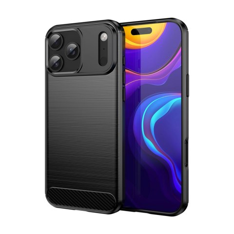 Etui Carbon Case na iPhone 17 Pro Max - czarne