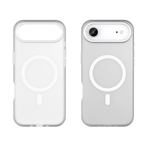 Etui Magnetic Abrasive na iPhone 17 Air kompatybilne z MagSafe - matowe białe