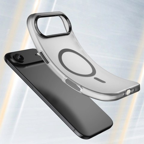 Etui Magnetic Abrasive na iPhone 17 Air kompatybilne z MagSafe - matowe czarne