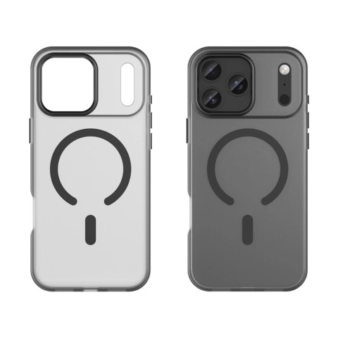 Etui Magnetic Abrasive na iPhone 17 Pro kompatybilne z MagSafe - matowe czarne