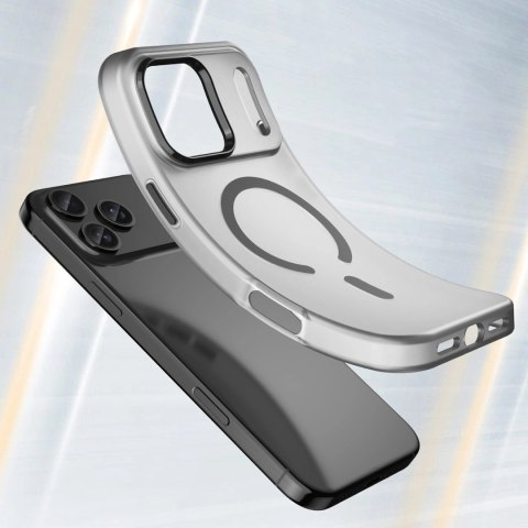 Etui Magnetic Abrasive na iPhone 17 Pro kompatybilne z MagSafe - matowe czarne