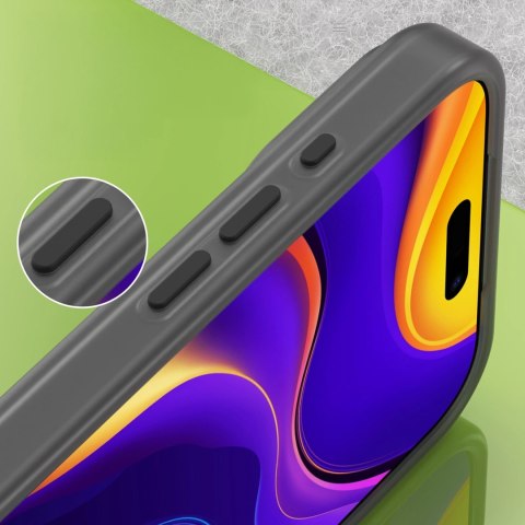 Etui Magnetic Abrasive na iPhone 17 Pro kompatybilne z MagSafe - matowe czarne