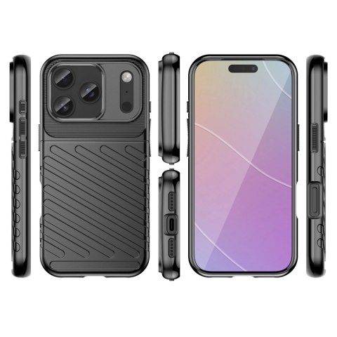 Etui Thunder Case na iPhone 17 Pro Max - czarne