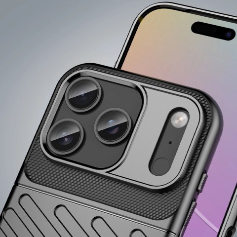 Etui Thunder Case na iPhone 17 Pro Max - czarne