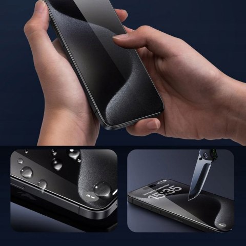 SZKŁO HARTOWANE TECH-PROTECT GLASS FIT+ 2-PACK IPHONE 16 PRO MAX / 17 PRO MAX CLEAR