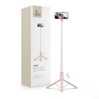 TECH-PROTECT L09S BLUETOOTH SELFIE STICK TRIPOD PINK
