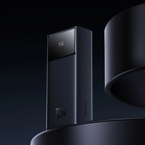 Powerbank Baseus EnerFill FP41 30000mAh 22.5W z kablem Baseus Simple USB-A - USB-C 3A 30cm - czarny