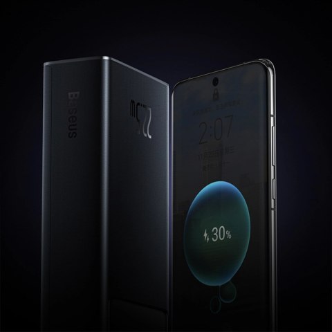 Powerbank Baseus EnerFill FP41 30000mAh 22.5W z kablem Baseus Simple USB-A - USB-C 3A 30cm - czarny