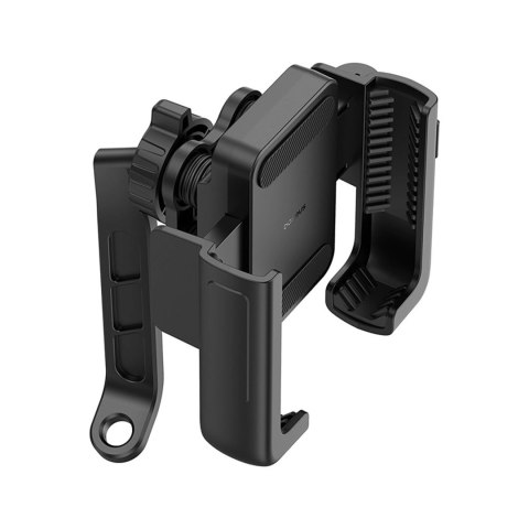 Uchwyt motocyklowy na telefon Baseus GoTrip do lusterka, z amortyzacją - czarny