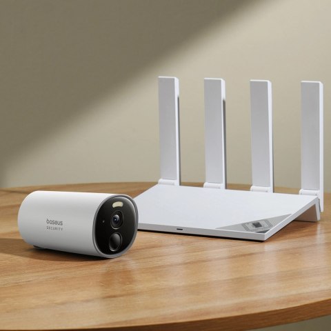 Zewnętrzna kamera Baseus Security B1 2K - biała