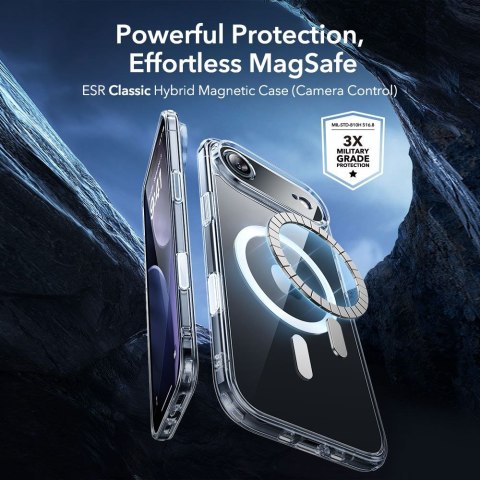 ESR CLASSIC HYBRID MAGSAFE & TEMPERED GLASS IPHONE 17 AIR CLEAR