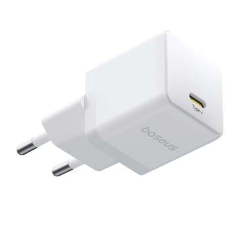 Ładowarka sieciowa Baseus Palm 1C 20W (z kablem Baseus Mini White USB-C 60W (20V/3A) 1m) - biała