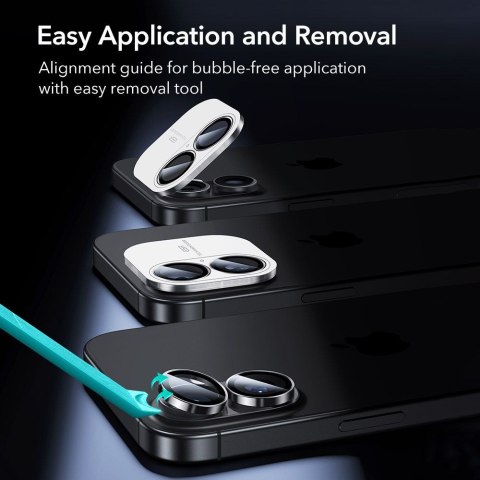 OSŁONA NA APARAT ESR ARMORITE CAMERA PROTECTOR IPHONE 16 / 16 PLUS / 17 BLACK