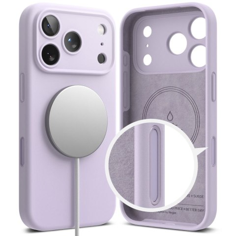 RINGKE SILICONE MAGNETIC MAGSAFE IPHONE 17 PRO MAX LIGHT PURPLE