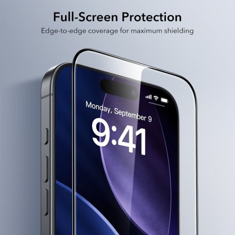 SZKŁO HARTOWANE ESR ULTRAFIT TEMPERED GLASS 2-PACK IPHONE 17 PRO MAX CLEAR