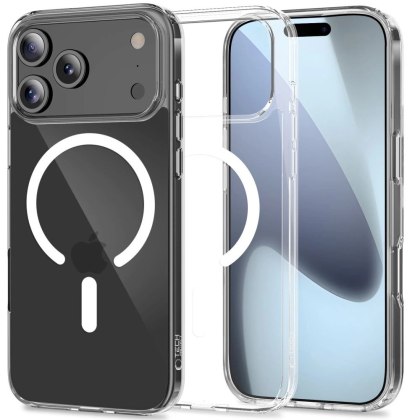 Etui Tech-Protect FlexAir Hybrid MagSafe na iPhone 17 Pro Max - przezroczyste