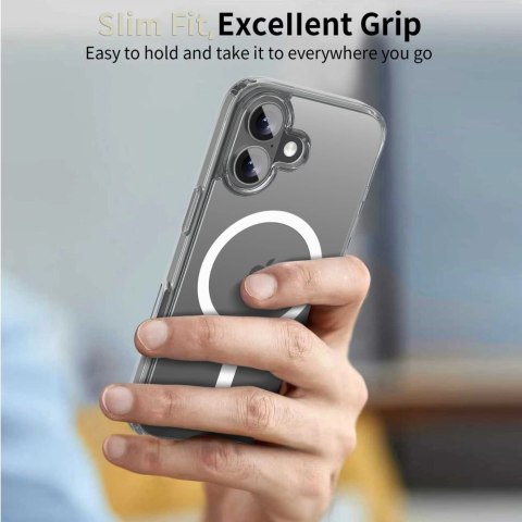 Etui Tech-Protect FlexAir Hybrid MagSafe na iPhone 17 - przezroczyste