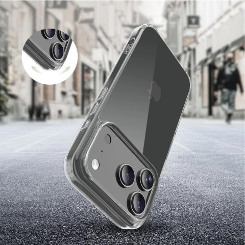 Etui Tech-Protect FlexAir Hybrid na iPhone 17 Pro - przezroczyste