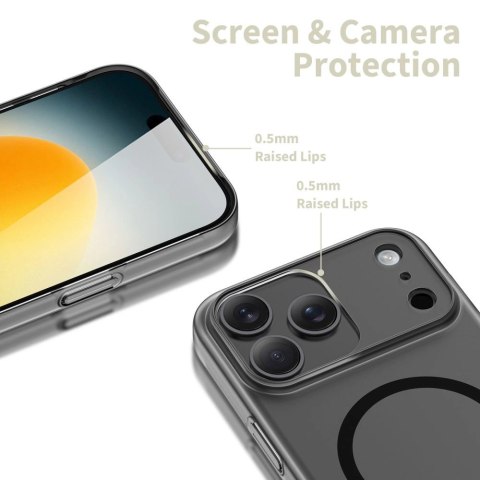 Etui Tech-Protect MagSlim MagSafe na iPhone 17 Pro - czarny mat