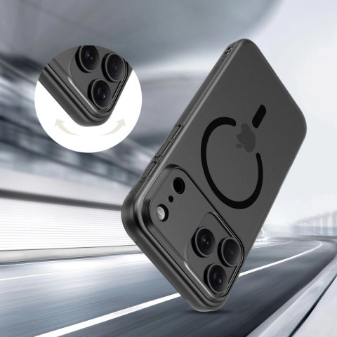 Etui Tech-Protect MagSlim MagSafe na iPhone 17 Pro - czarny mat