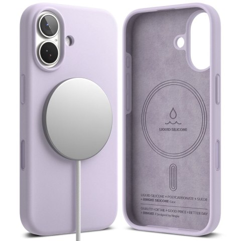 RINGKE SILICONE MAGNETIC MAGSAFE IPHONE 17 LIGHT PURPLE