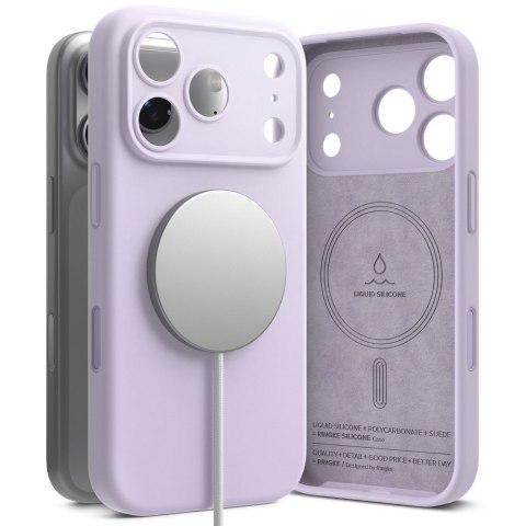 RINGKE SILICONE MAGNETIC MAGSAFE IPHONE 17 PRO LIGHT PURPLE