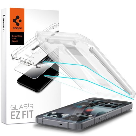 SZKŁO HARTOWANE SPIGEN GLAS.TR "EZ FIT" 2-PACK NOTHING PHONE 3 CLEAR