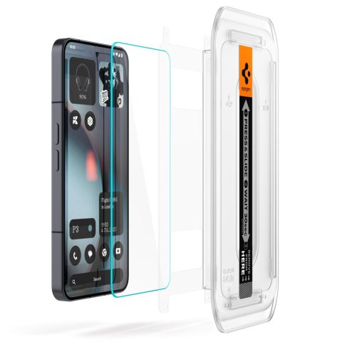 SZKŁO HARTOWANE SPIGEN GLAS.TR "EZ FIT" 2-PACK NOTHING PHONE 3 CLEAR