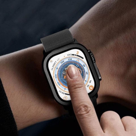 SZKŁO HARTOWANE TECH-PROTECT GLASS RING 2-PACK APPLE WATCH ULTRA 1 / 2 (49 MM) BLACK