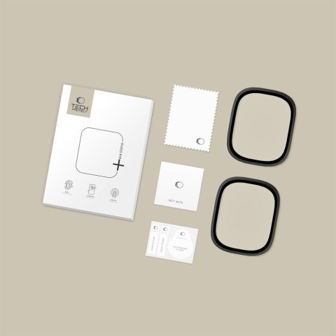 SZKŁO HARTOWANE TECH-PROTECT GLASS RING 2-PACK APPLE WATCH ULTRA 1 / 2 (49 MM) BLACK