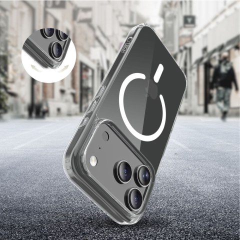 TECH-PROTECT FLEXAIR HYBRID MAGSAFE IPHONE 17 PRO CLEAR