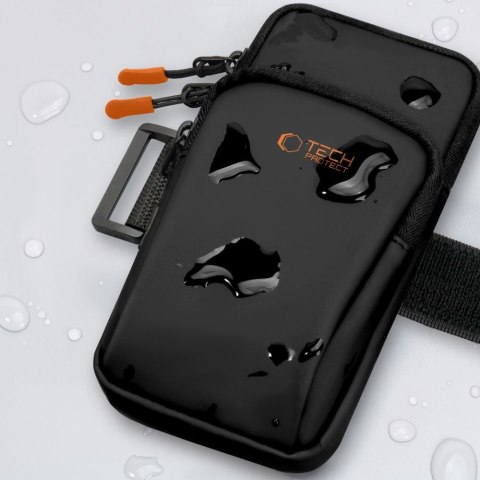 TECH-PROTECT M7 UNIVERSAL SPORT ARMBAND BLACK/ORANGE